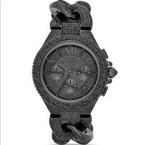 Women’s Michael Kors Camille bling watch - black (MK-3249)